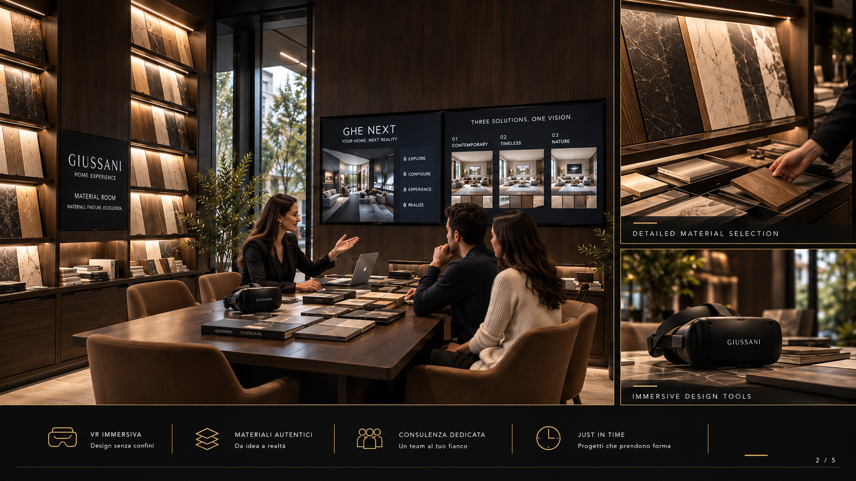 Visione GHE: materiali, progetto e consulenza